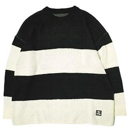 & Other Stories WHITELAND Border Rundhals-Strickpullover