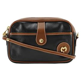 Borsa a spalla in pelle Mila Schon nera 2 in 1 - Autre Marque