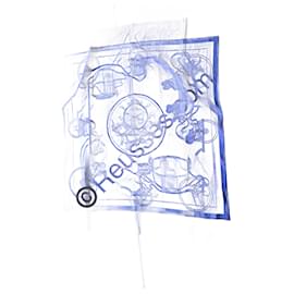 Superbe Foulard carré en soie et cachemire  - Hermès