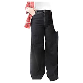 Weekend Max Mara Schwarze weite Hosen - Größe UK 12