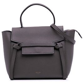 Céline Belt bag in pelle di vitello grana nano Celine Gray