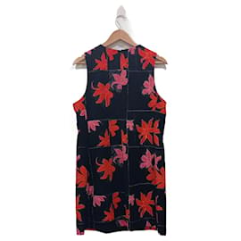 Oversized Vintage Schwarz Blumenkleid Größe XL Desigual
