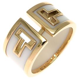 Tiffany & Co Anillo recortado Tiffany T para mujeres en oro amarillo de 18 quilates