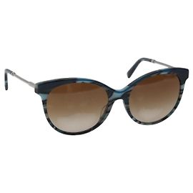 Autre Marque Gafas de sol TIFFANY&Co. de plástico azul Auth am8576