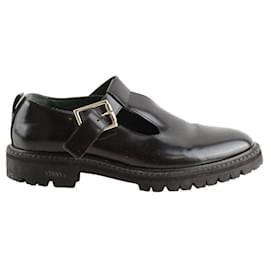 Derby in pelle nera - Autre Marque