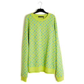 Louis Vuitton LV Sweatshirt 3L Flashy Lime Graphic Neu mit Etikett XXL
