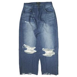 Autre Marque Muchas Gracias DESTROY DENIM Pantalones de Denim de Algodón Edición Limitada
