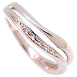 Anello WISP in diamante K10PG oro rosa - Autre Marque