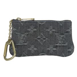 Münzgeldbörse aus Monogram-Denim von Louis Vuitton