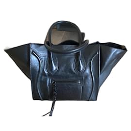 Borsa Céline luggage phantom modello medio in vitello morbido nero