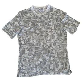 T-shirt Hermes Paris "Abstrait De Cheval" SS21 / Taille XS - Hermès