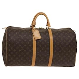 LOUIS VUITTON Monogram Keepall 55 Borsa Boston M41424 LV Auth 118742V - Louis Vuitton