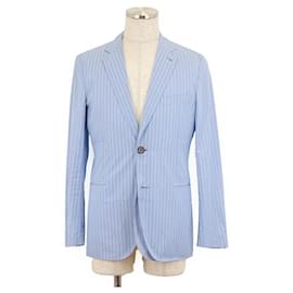 Chaqueta de camisa a rayas en capas Hermes - Hermès
