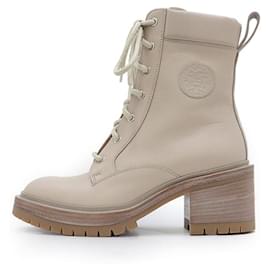 Hermès Leder Schnürstiefeletten von Hermes