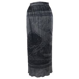 & Other Stories Falda larga con estampado Ukiyo-e PLEATS PLEASE