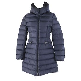 Moncler CHARPAL Cappotto Lungo in Nylon con Cappuccio per Donne
