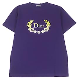Camiseta logo Dior púrpura M
