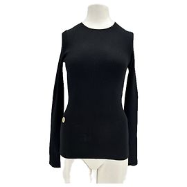Laurence Bras Schwarzes Langarm-T-Shirt