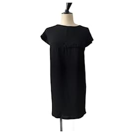 Red Valentino Black Viscose Dress