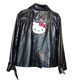 Victoria Couture GIACCA TRAPEZOIDALE IN VINILE IMPERMEABILE LEGGERA