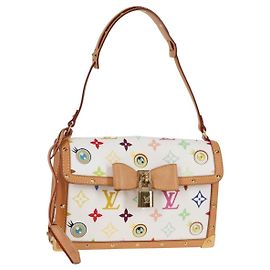 LOUIS VUITTON Pochette Nastro Multicolore I Miss You Borsa M92051 Auth 120751SV