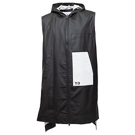 Y3 Y-3 Lange Kapuzenjacke