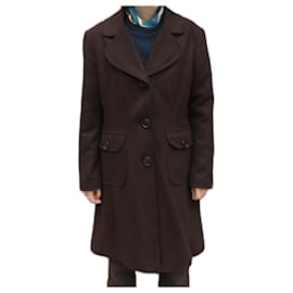 Torrente Wool Coat Dark Brown XL