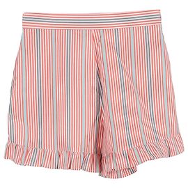 Shorts Mini a Righe Multicolore in Cotone di See by Chloé