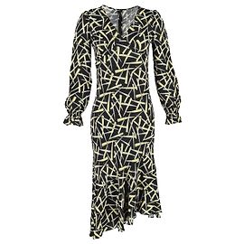 Abito midi stampato Diane Von Furstenberg in viscosa multicolore