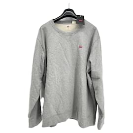 Felpa Levi's in cotone grigia XXL