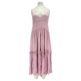 Autre Marque Vestido largo rosa Olivia SUNDAY SAINT-TROPEZ