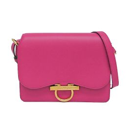 Borsa a spalla in pelle per donna Gancini FZ-21 H321 di Salvatore Ferragamo
