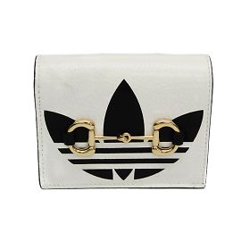 Gucci x Adidas Portafoglio in Pelle con Catena/Spalla per Donne