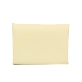 Porte-cartes en chèvre Calvi Duo d'Hermès
