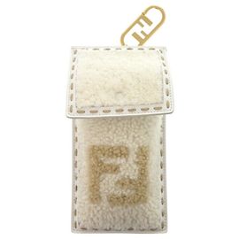 Fendi Mouton Leather Phone Holder Bag Charm