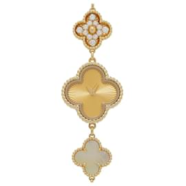 Van Cleef & Arpels Sweet Alhambra Gold and Pearl Watch