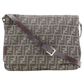 Borsa a Spalla Fendi Zucca