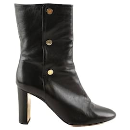 Botas de cuero negras - Jimmy Choo