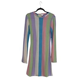 MC2 Saint Barth Eydis Slipkleid gestreift aus Raschelstrick - Autre Marque