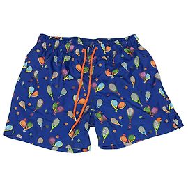 Autre Marque Gallo Badehose für Herren blau mit Schläger Muster