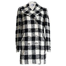 Chanel Giacca in tweed monocromatica 36 FR 11K$ Parigi / Roma