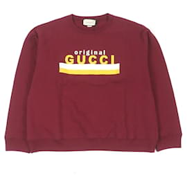 GUCCI Logo-Druck Sweatshirt mit Rundhalsausschnitt L - Gucci
