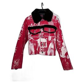 Seltene Jacke Damen Jean Paul Gaultier "Kämpfe gegen Rassismus"
