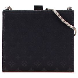 Mini Ange in satin nero Monogram Louis Vuitton
