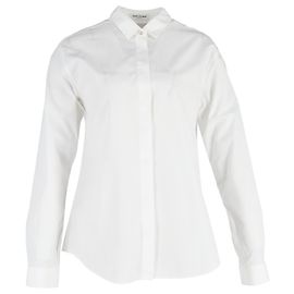 Camicia Oxford Saint Laurent in cotone bianco