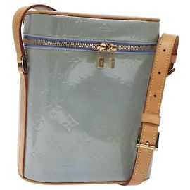 LOUIS VUITTON Bolsa Vertical Sullivan Monogram Vernis Lavande M91258 Auth am8703