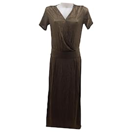 Swildens grün satiniertes Kleid Größe 38