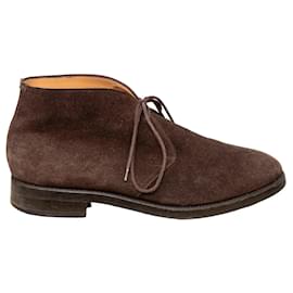 Scarpe stringate J. Glen in camoscio marrone - Autre Marque