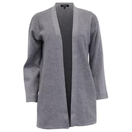 Offene Strickjacke Theory aus grauem Tencel