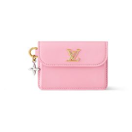 Louis Vuitton, portacarte Recto Verso Tiny LV rosa